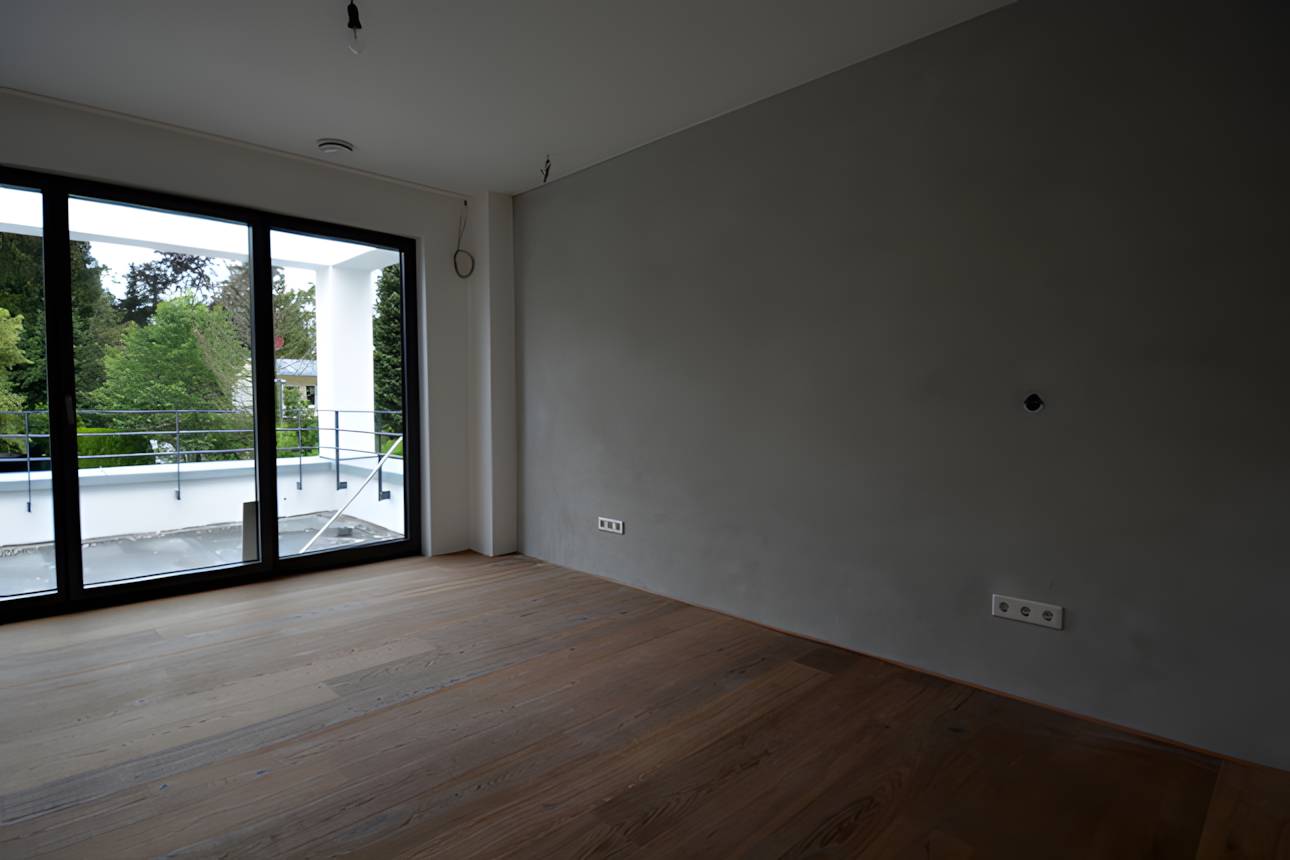 sumpfkalk schlafzimmer gestaltung beton fugenlose oberflaeche